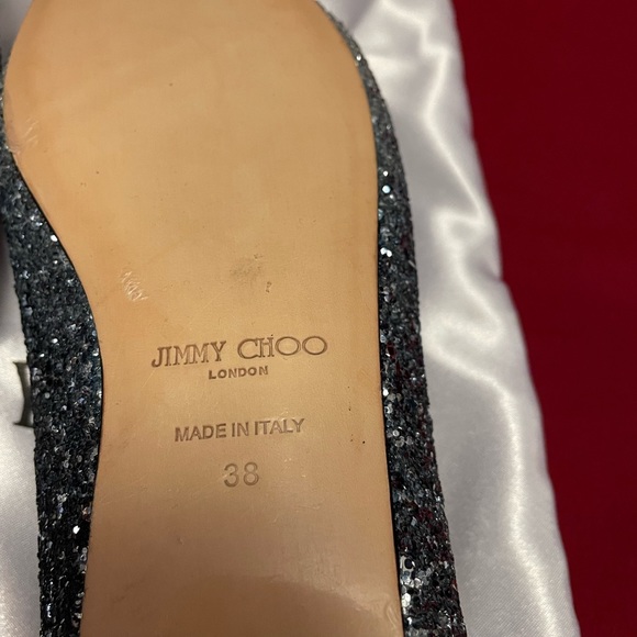 Jimmy Choo Gabie glitter flats - Picture 6 of 7